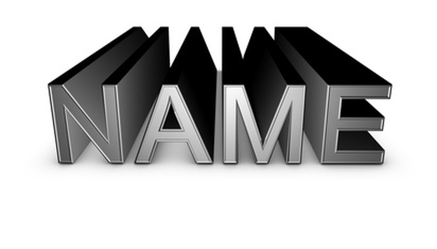 Find meanings of names.