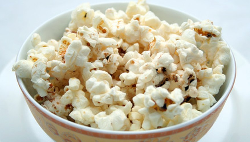 Popcorn  is a versatile snack that costs little to prepare.