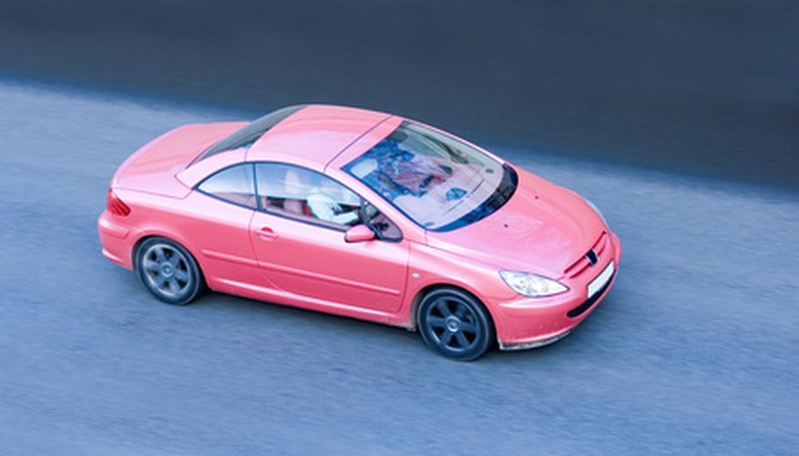 The sporty and compact Peugeot 206 coupe is a rally favourite.