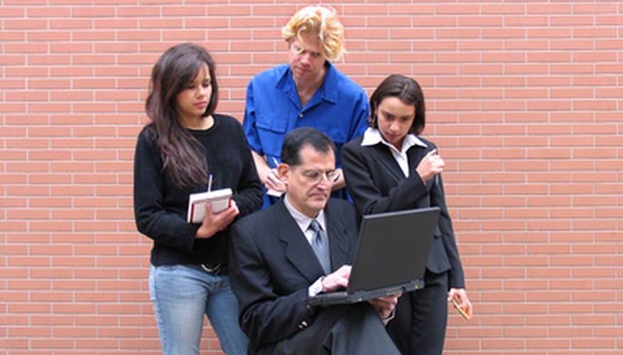 Teachers and students communicate with each other in a number of ways.