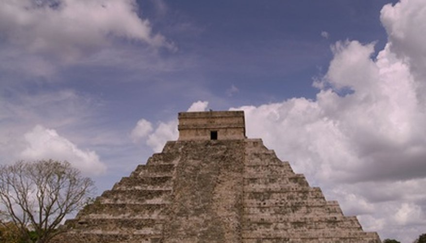 Study the ancient Aztec pyramid and build your own model.