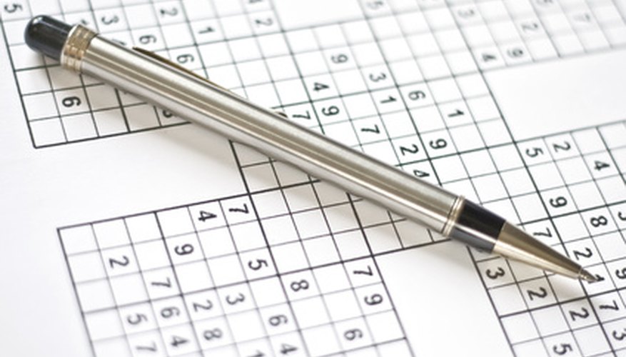 Logic puzzles use deductive reasoning to find the solution.