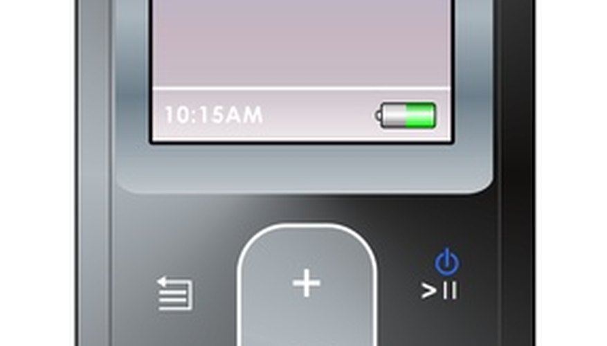 Most MP3 players have a square LCD display screen.