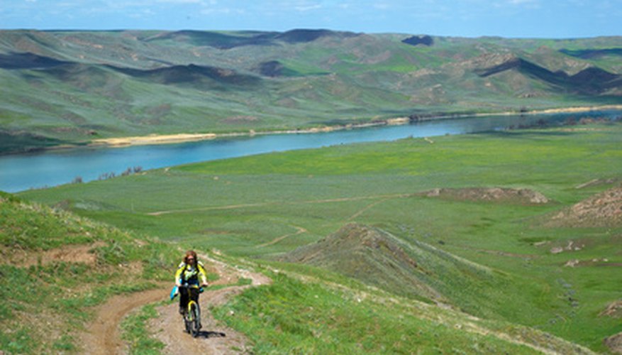 Boot-mount racks make it easy to transport your bike to isolated trail heads.