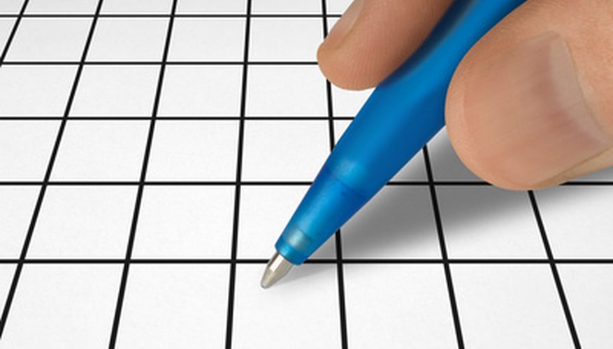 Use graph paper to draw your crossword puzzle.