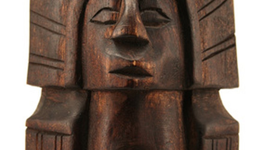 A statue of Kane, the Tiki god of all nature.