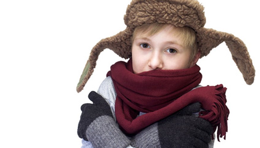 The body induces seizure-like shivers in response to cold.