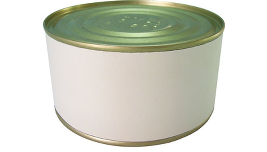 Examples of metal packaging include tin paint and aluminium fizzy drink cans.