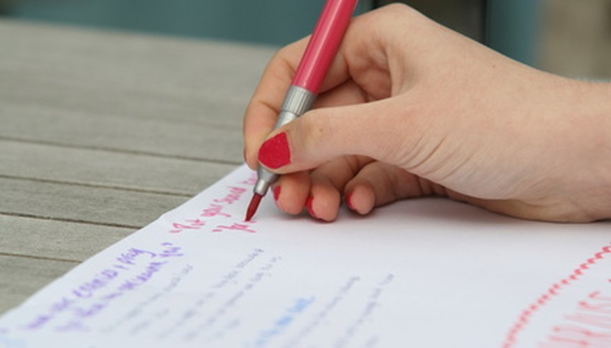 Holding a pen properly is often challenging for someone with dyspraxia.