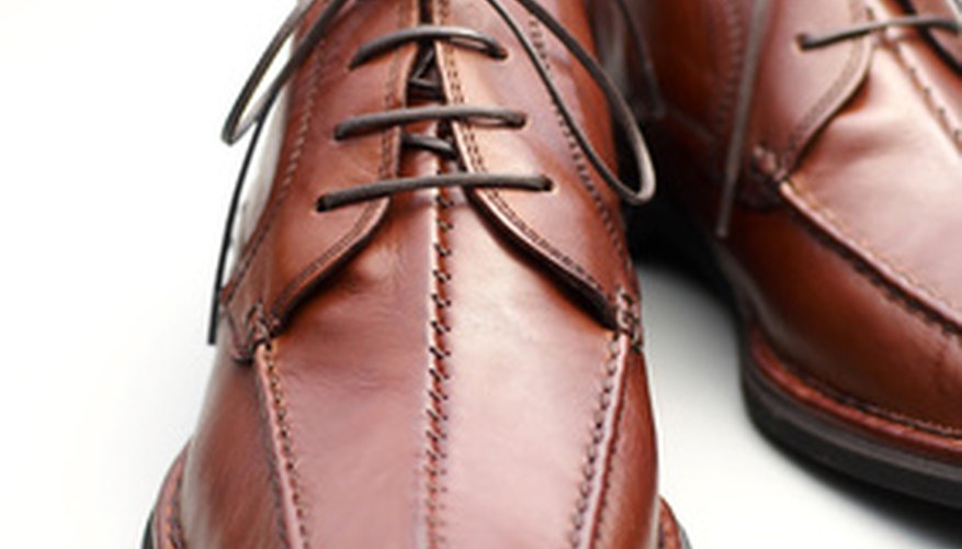 Remove dark ink spots from your leather shoes with a mild soap.