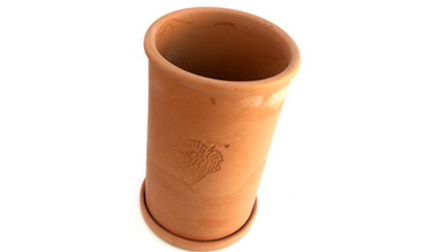 Terra cotta pipe is made out of clay.