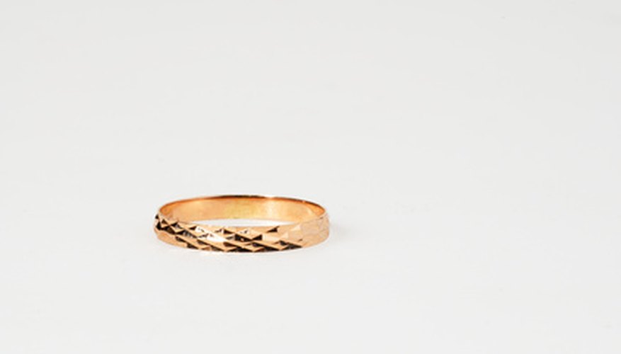 Before investing in an antique gold ring, verify its authenticity.