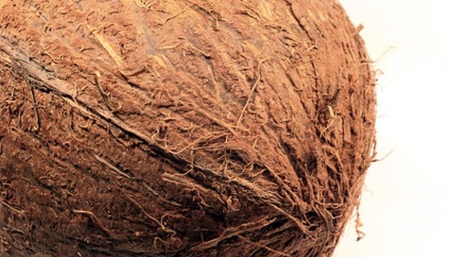 Coir carpets and rugs are made from the husks of coconuts.