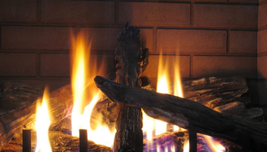 Compact leaves to make fireplace logs.
