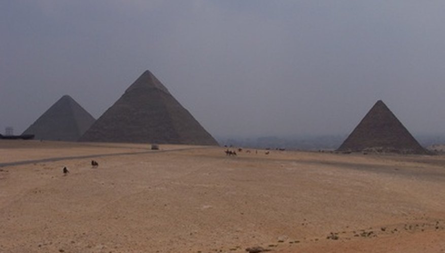 The pyramids are the only one of the seven world wonders remaining.