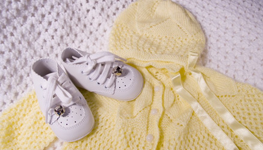 Soak stained baby clothing that has been stored overnight.