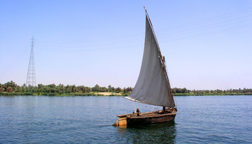 Sailboats rely on wind to move across the water.