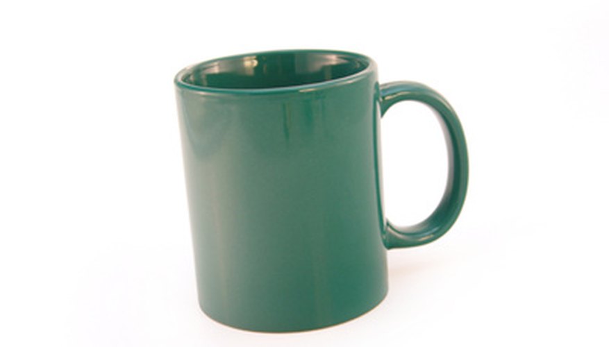 Embellish a plain coffee mug with the design of your choice.