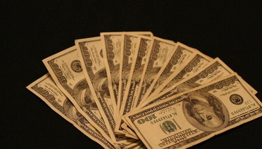 Decorate play money to look