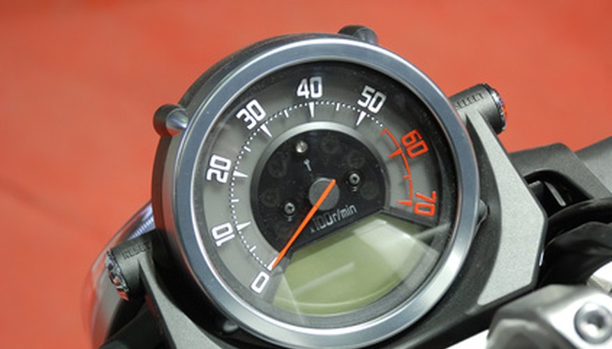 Tachometers gauge an engine's rotational speed.