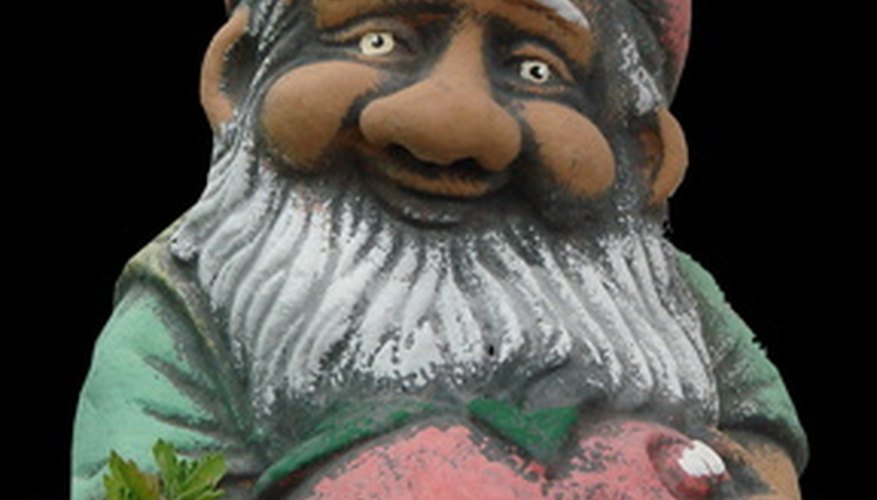 Tom Clark collectable gnome figurines require careful cleaning to preserve the paint and value.