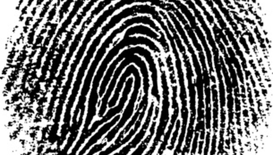 Forensic experts uses a database to track down the owner of a fingerprint.