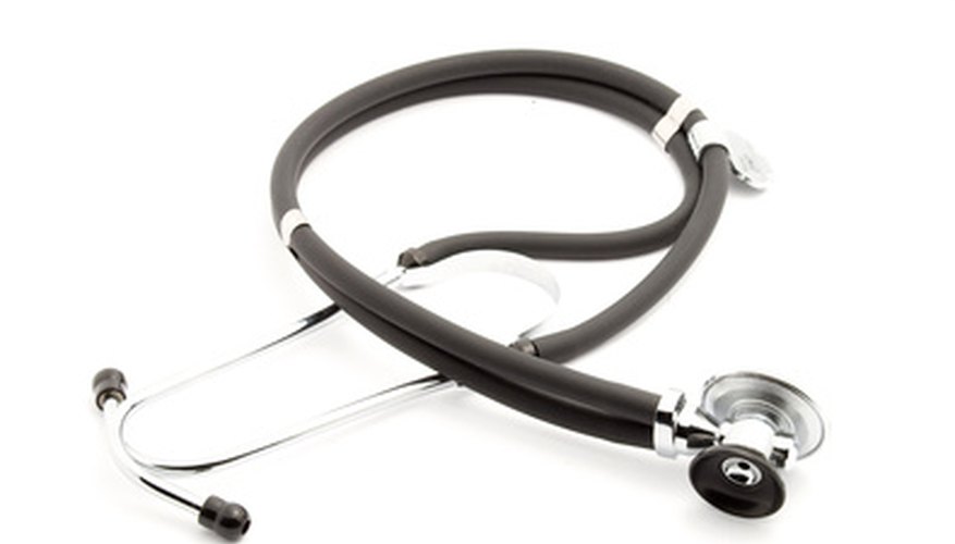 Stethoscopes assess lung function.