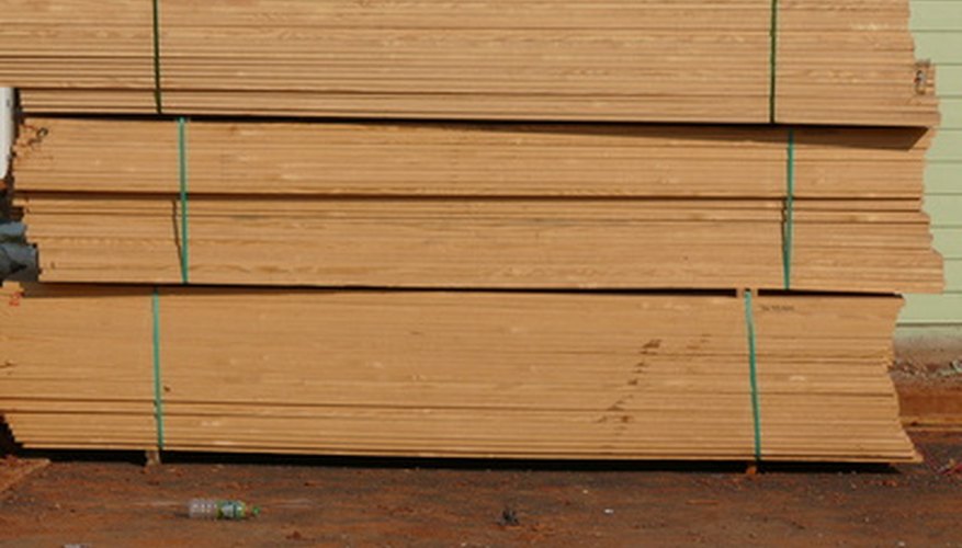 Paquetes de madera.