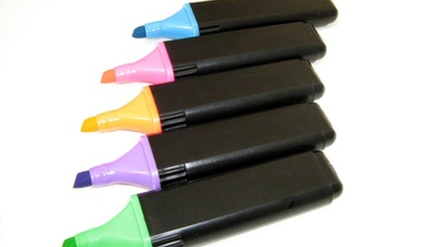 Color is a terrific tool for people with a vsual learning style.