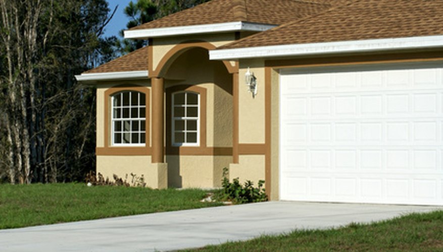 Converting a garage to living space may require raising the floor.