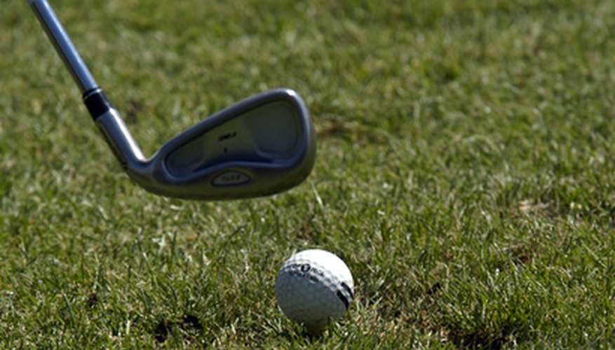 Golf clubs have grooves to assist the player in imparting spin.
