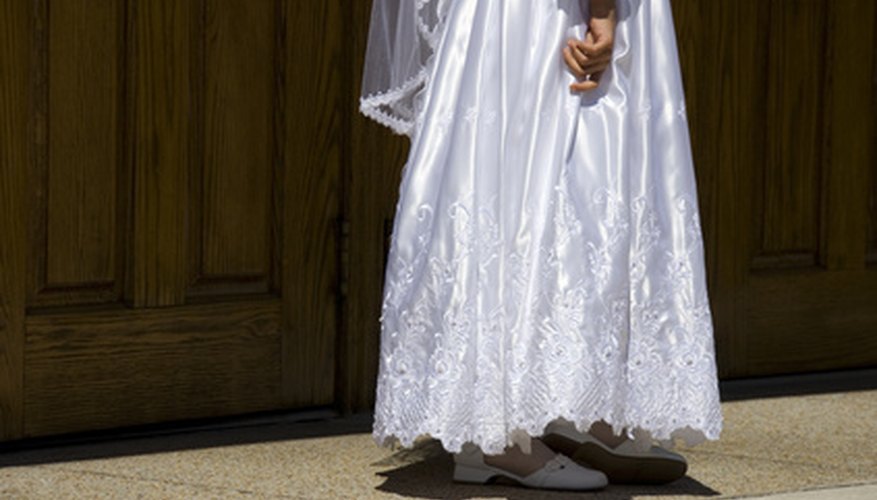 In Italian culture, a child's first Communion is a social and religious event.