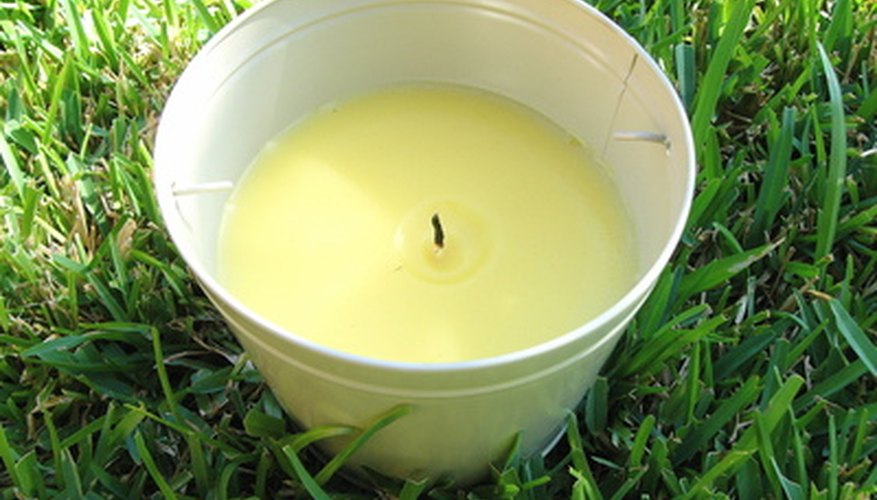Citronella oil is found in candles and other insect-repelling products.