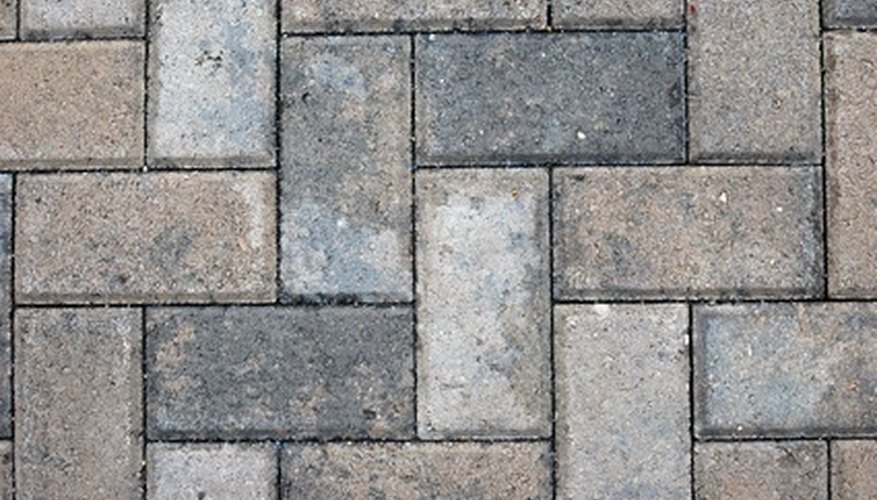 Bricks can be laid in a variety of patterns.