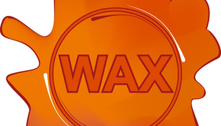Remove wax stains with care.