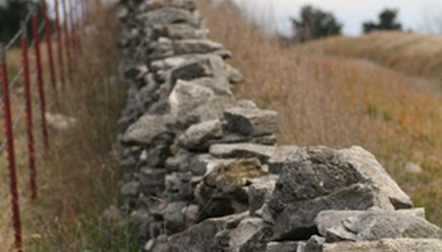 The oldest form of human construction is the stone wall.