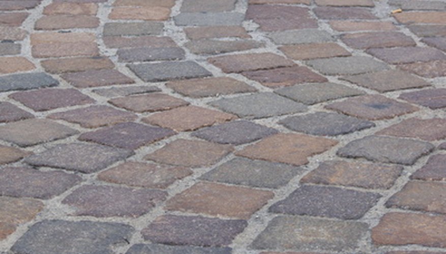 Limestone tiles add classic beauty to your patio.