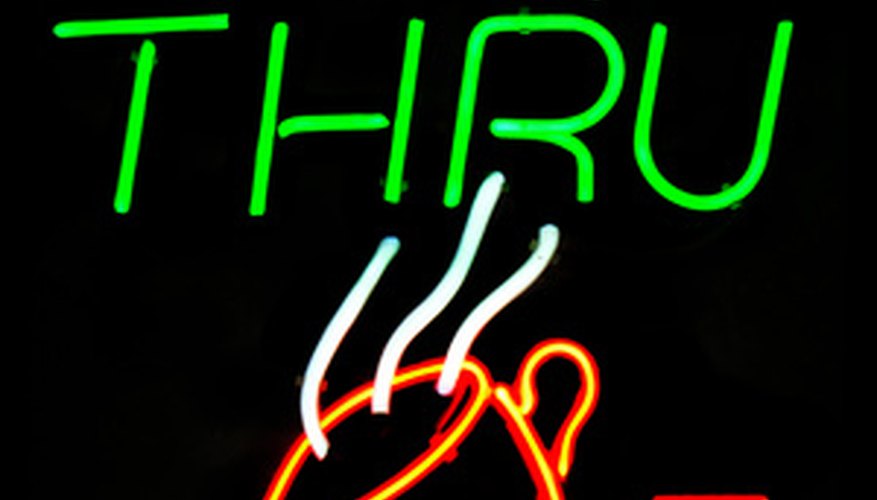 A neon sign can help attract customers to your business.