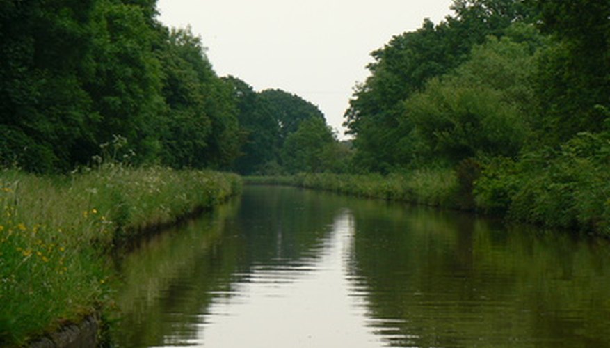 Canals are man-made, not natural.