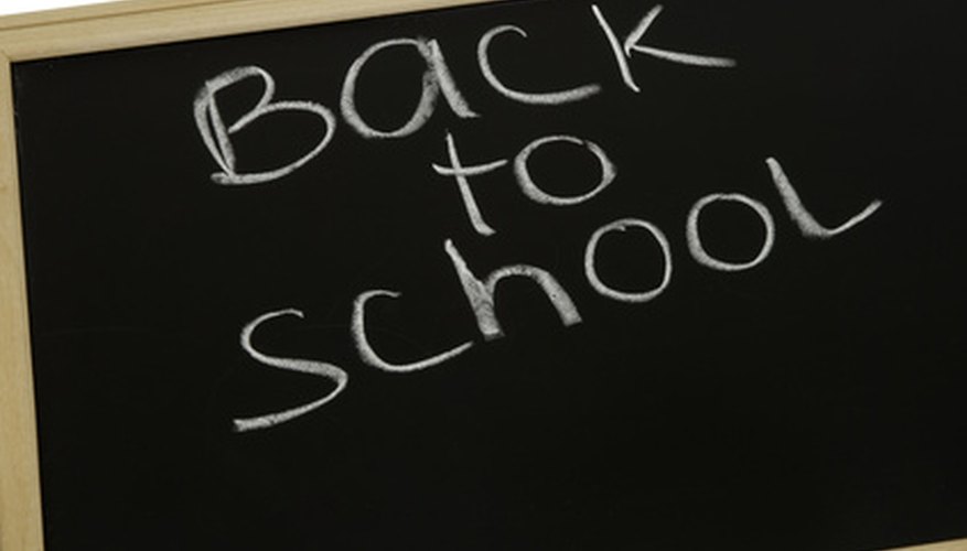 School wide assemblies are often held to begin a new school year.