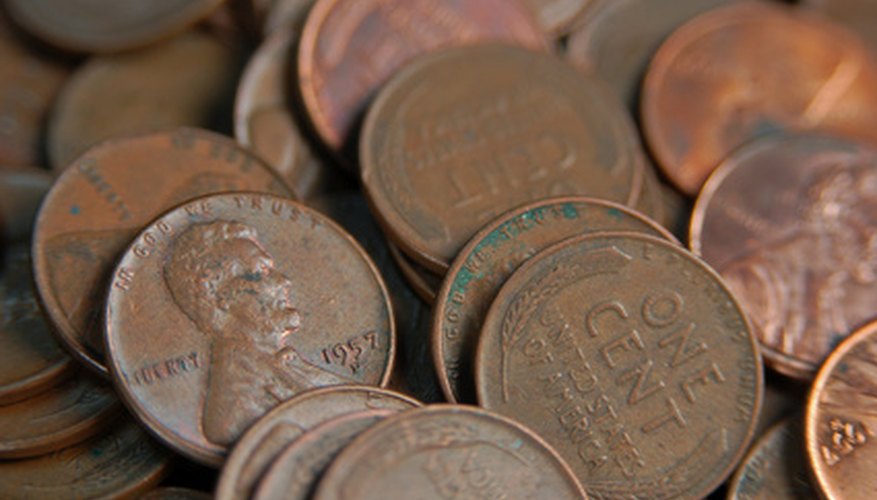 Copper pennies can shine again after an application of tomato juice.