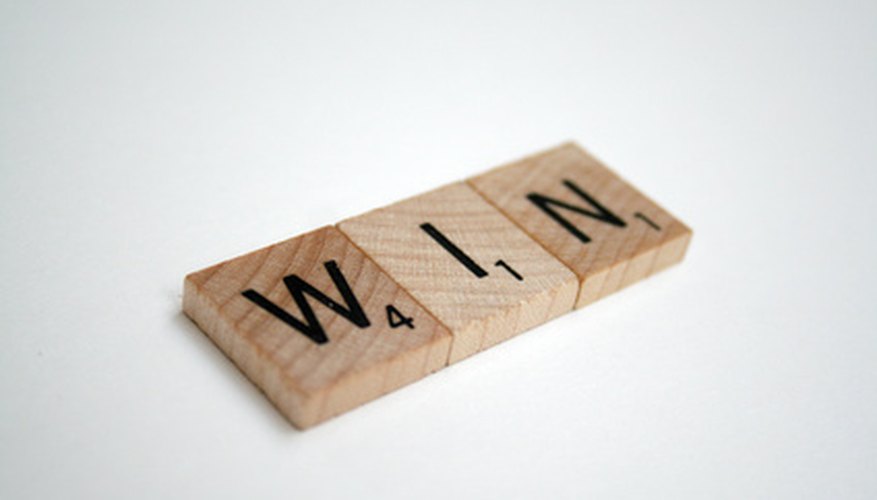 There are different tiebreaking rules for Scrabble, depending on how the game is played.