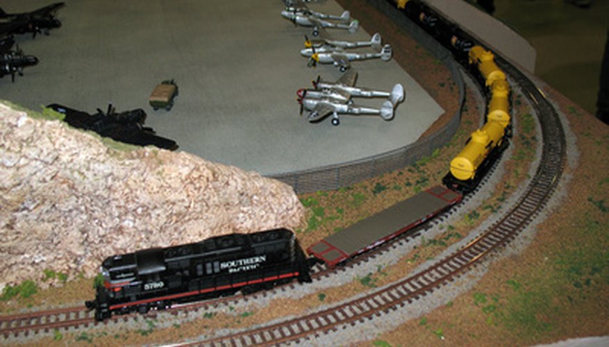 Repairs to model train engines can typically be done in about an hour.