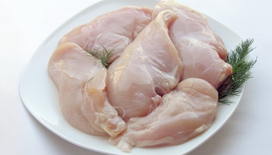 Choose boneless, skinless chicken to cook on the George Foreman Grill.
