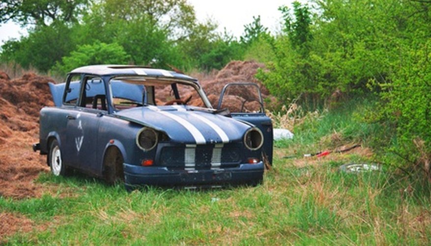 Many cars are donated to charity as a way to get rid of them, because they are not running or worth repairing.