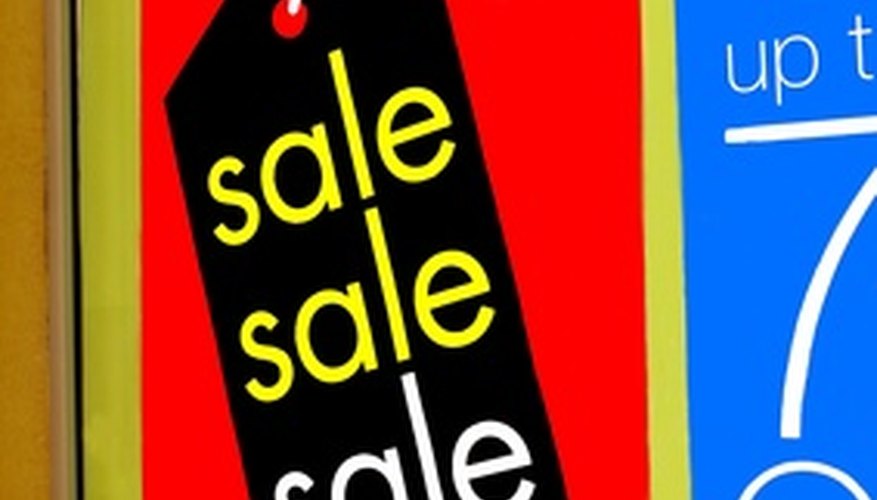 Las ventas ayudan a dirigir el tráfico de la tienda.