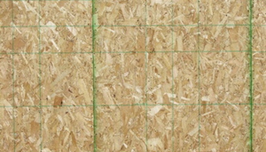Untreated OSB panels can be stained and sealed.