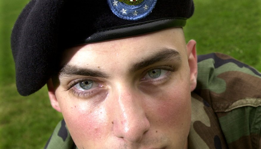 Face of Army Private E-3