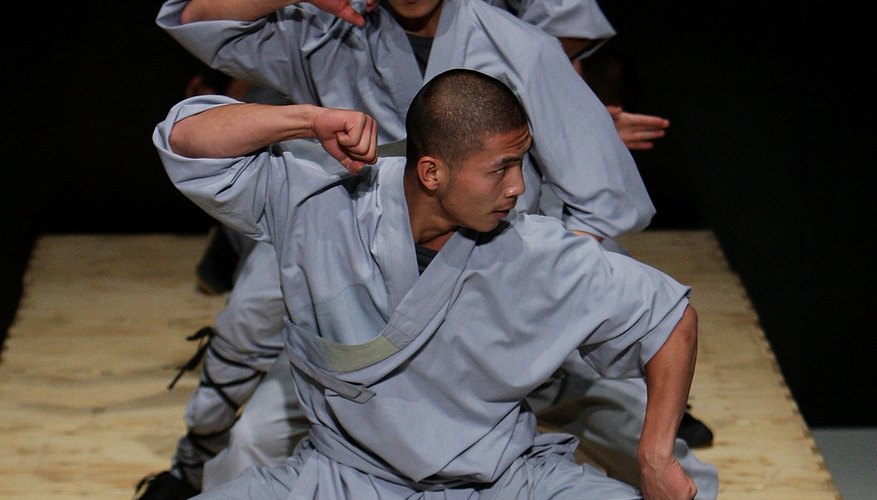 Shaolin monks performing at Sidney Opera House.