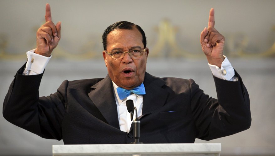 Louis Farrakhan has achieved international prominence as leader of the Nation of Islam.